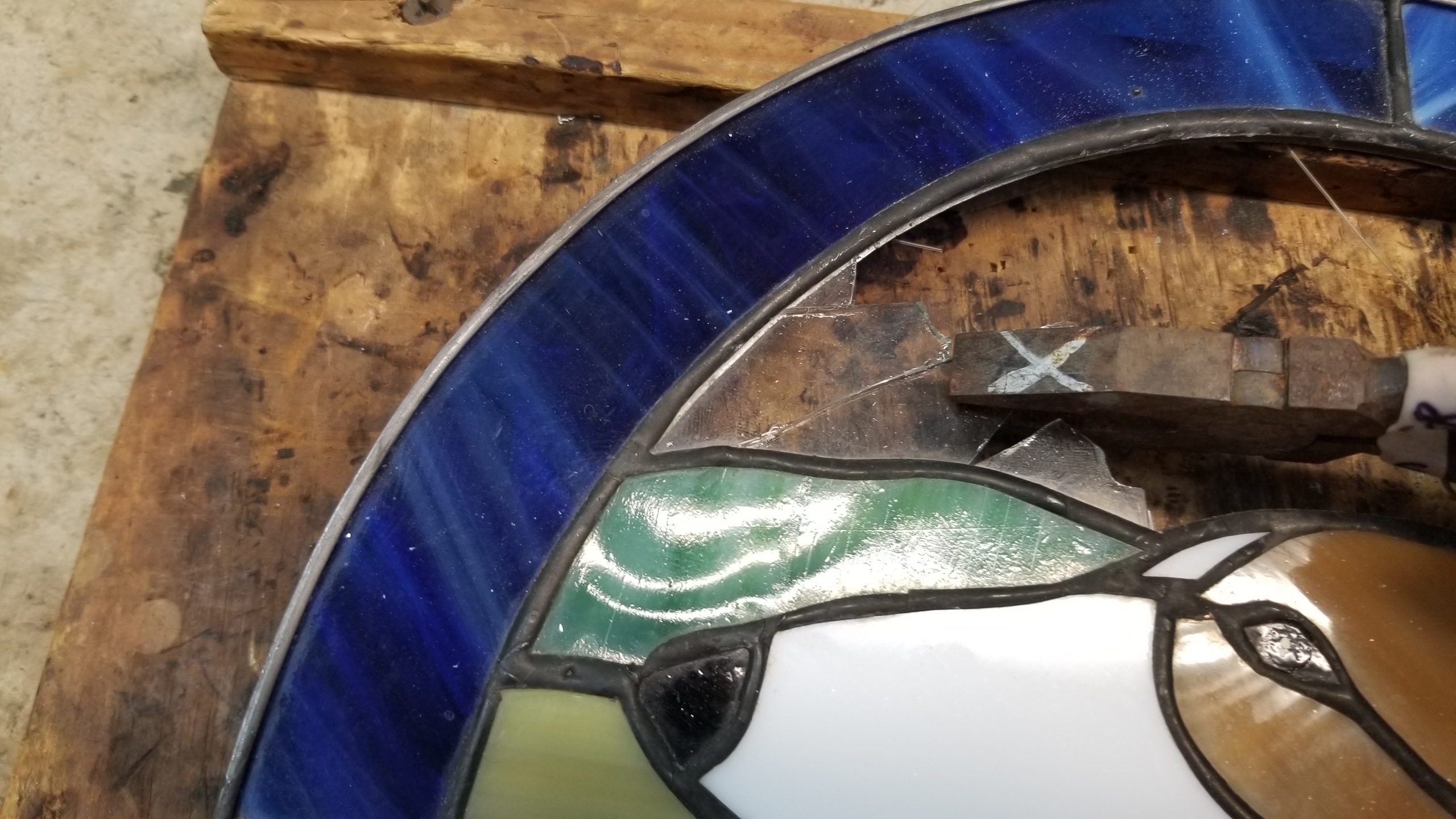 How to Repair a Broken Copper Foil Panel - Living Sun Glass